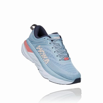 Hoka One One BONDI 7 Løpesko Dame Blå | cA31qmCb