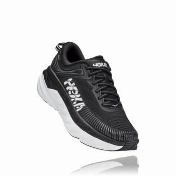 Hoka One One BONDI 7 Veganske Sko Dame Svarte | o7dgTH2h