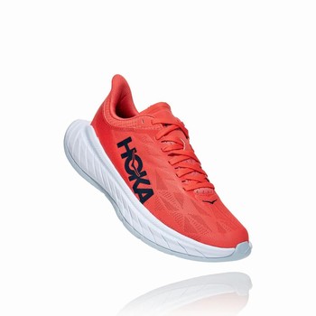 Hoka One One CARBON X 2 Løpesko Dame Rød | B3oa7Di0