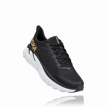 Hoka One One CLIFTON 7 Løpesko Dame Svarte | ZeRx5Xt0