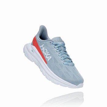 Hoka One One MACH 4 Løpesko Dame Blå Rød | 7cXQETz9