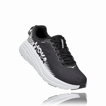 Hoka One One RINCON 2 Veganske Sko Dame Hvite Svarte | w6M3LHKP