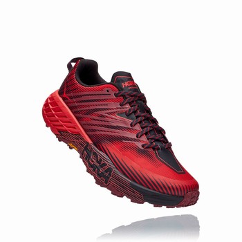 Hoka One One SPEEDGOAT 4 Trail Løpesko Dame Rød | opWTedzP