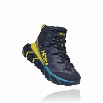 Hoka One One TENNINE HIKE GORE-TEX Fjellsko Dame Marineblå Grønn | a9B2QnwE