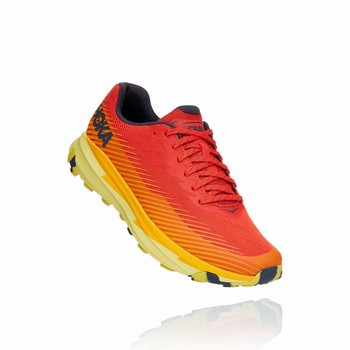 Hoka One One TORRENT 2 Trail Løpesko Herre Rød Oransje | mzgr6txh