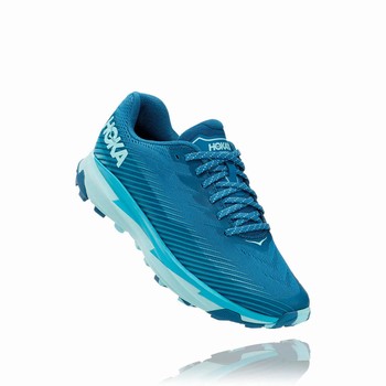 Hoka One One TORRENT 2 Veganske Sko Dame Blå | mU2Xtzir