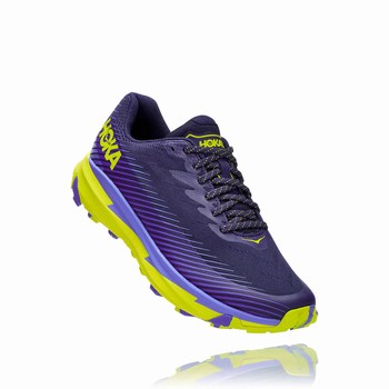 Hoka One One TORRENT 2 Veganske Sko Herre Lilla Grønn | lGOUvKN3