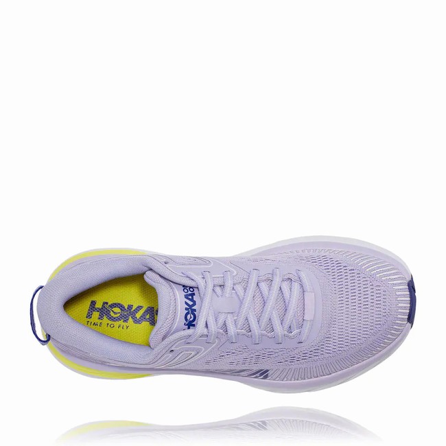 Hoka One One BONDI 7 Brede Sko Dame Lilla Blå | DgPr7OVk