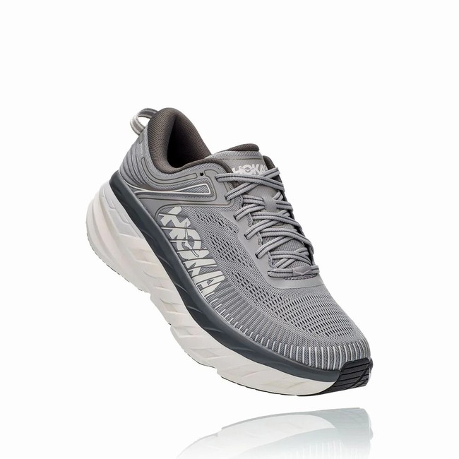 Hoka One One BONDI 7 Løpesko Herre Svarte Grå | 5b8notfX