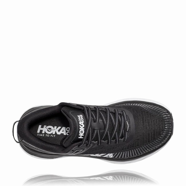 Hoka One One BONDI 7 Veganske Sko Dame Svarte | o7dgTH2h