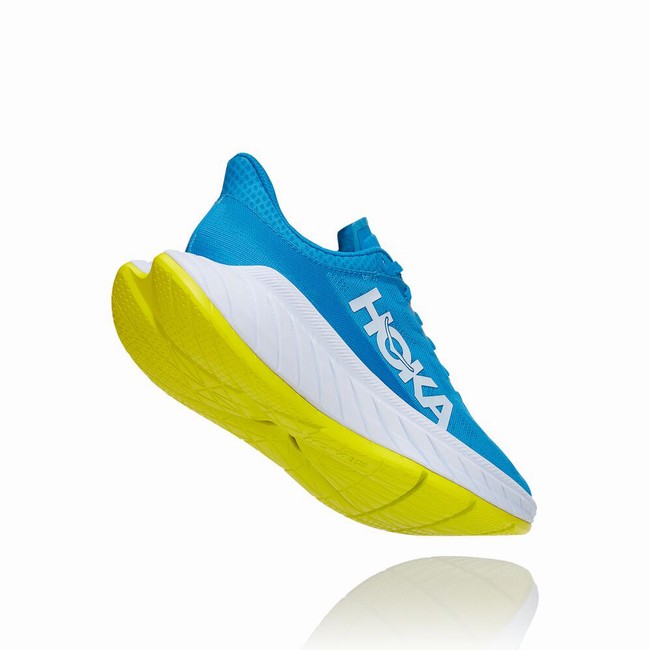 Hoka One One CARBON X 2 Joggesko Dame Blå | t1J0gOhG