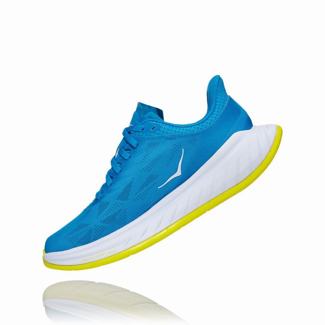 Hoka One One CARBON X 2 Joggesko Dame Blå | t1J0gOhG