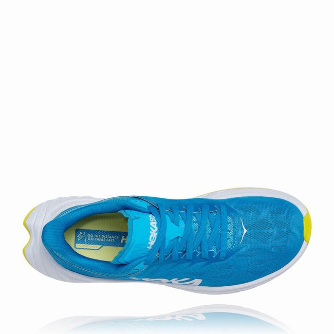 Hoka One One CARBON X 2 Joggesko Dame Blå | t1J0gOhG