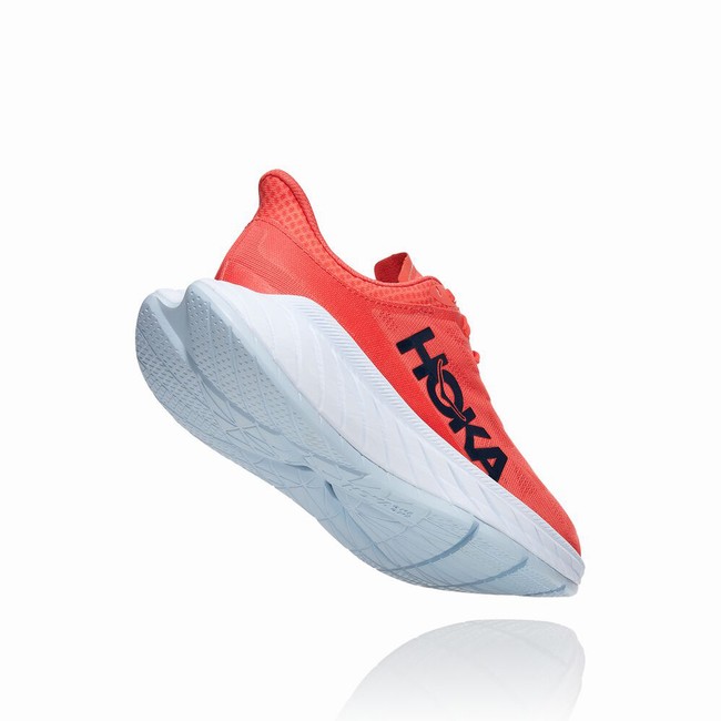 Hoka One One CARBON X 2 Joggesko Dame Rød | 58TCu76y