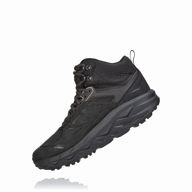 Hoka One One CHALLENGER MID GORE-TEX Fjellsko Herre Svarte | ouc0Pydk