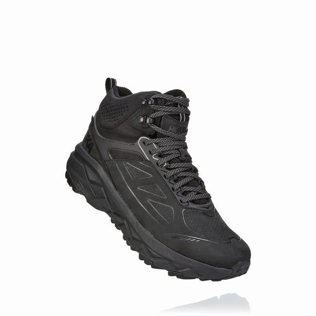 Hoka One One CHALLENGER MID GORE-TEX Fjellsko Herre Svarte | ouc0Pydk