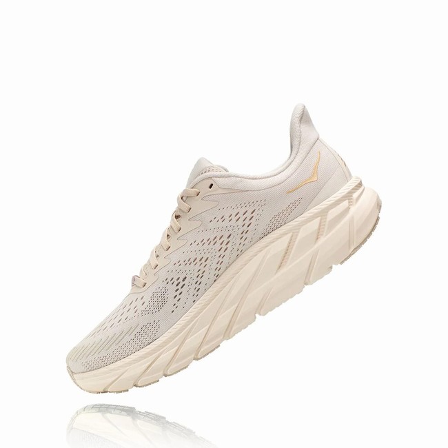 Hoka One One CLIFTON 7 Brede Sko Herre Korall | ZgihIS51