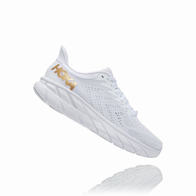 Hoka One One CLIFTON 7 Løpesko Herre Hvite | m8BDfEzI