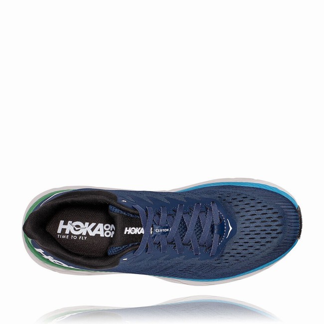 Hoka One One CLIFTON 7 Løpesko Herre Marineblå | TjfqoAH7