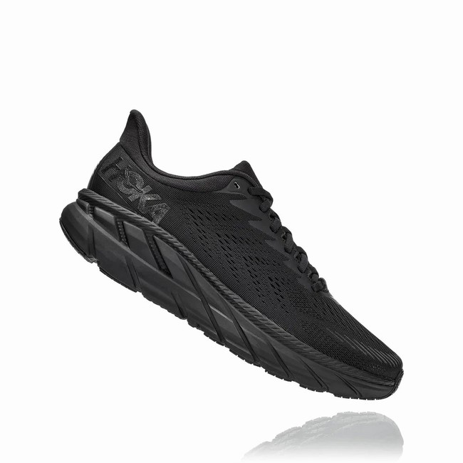 Hoka One One CLIFTON 7 Løpesko Herre Svarte | KFouMqHk