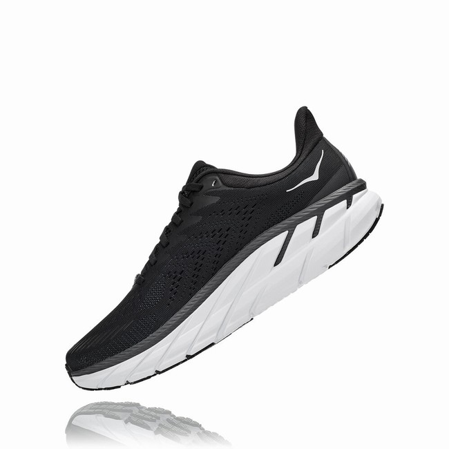 Hoka One One CLIFTON 7 Løpesko Herre Svarte | rlymUfkO