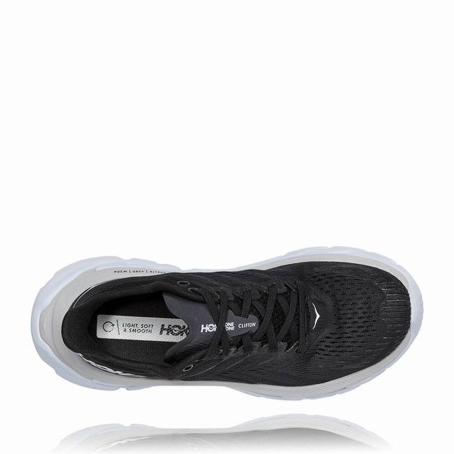 Hoka One One CLIFTON EDGE Joggesko Dame Svarte | BtbhTILC