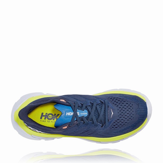 Hoka One One CLIFTON EDGE Joggesko Dame Marineblå Grønn | q7pDUnOu