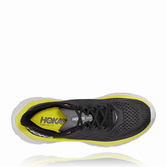 Hoka One One CLIFTON EDGE Joggesko Herre Svarte Grønn | b3QpcmWY