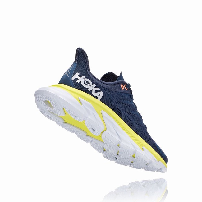 Hoka One One CLIFTON EDGE Løpesko Dame Marineblå Grønn | 7HLMfkiG