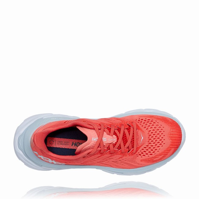 Hoka One One CLIFTON EDGE Løpesko Dame Rød | UMZOsc3A