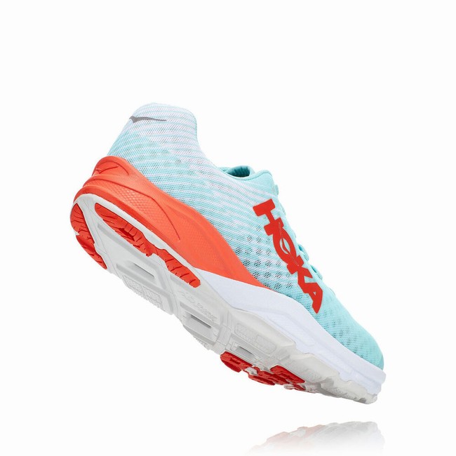 Hoka One One EVO CARBON ROCKET Joggesko Herre Blå Oransje | cGbqRBNW