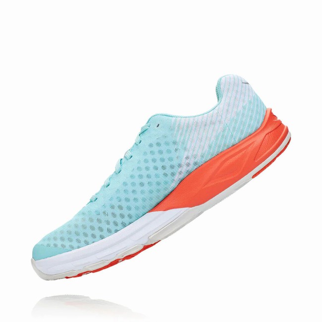 Hoka One One EVO CARBON ROCKET Joggesko Herre Blå Oransje | cGbqRBNW