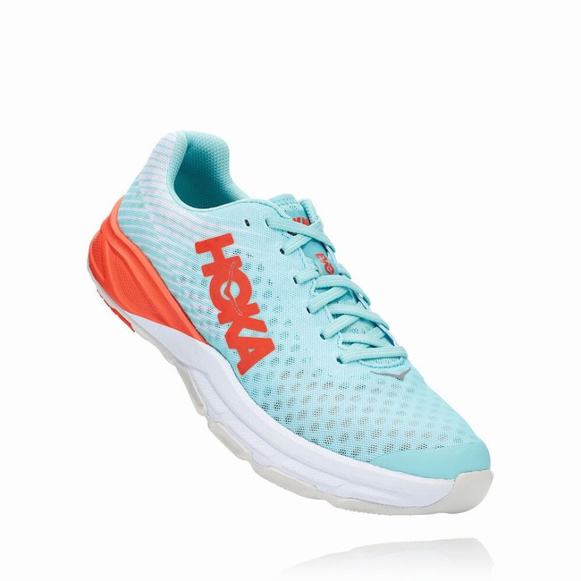 Hoka One One EVO CARBON ROCKET Joggesko Dame Blå Oransje | eO8bThK4