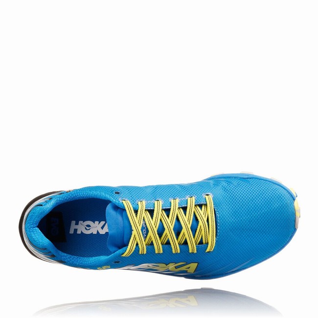 Hoka One One EVO JAWZ Joggesko Dame Blå Grønn | jah9fDnQ