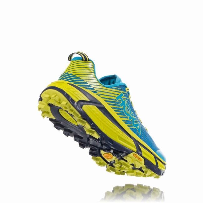 Hoka One One EVO MAFATE 2 Trail Løpesko Herre Blå Grønn | 5Ien4qOG