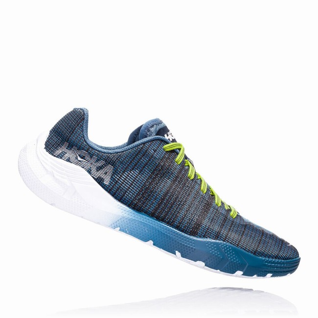 Hoka One One EVO REHI Joggesko Dame Marineblå Svarte Grønn | 8SwoesU2