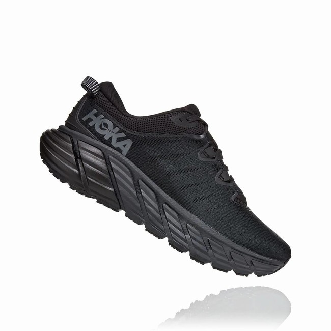 Hoka One One GAVIOTA 3 Løpesko Herre Svarte | eNrzufO1