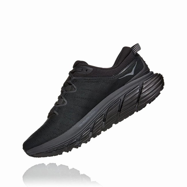 Hoka One One GAVIOTA 3 Veganske Sko Herre Svarte | VFsw8tqg