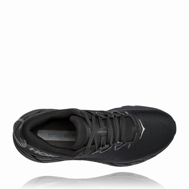 Hoka One One GAVIOTA 3 Veganske Sko Herre Svarte | VFsw8tqg