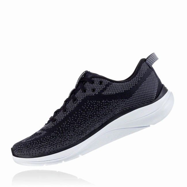 Hoka One One HUPANA FLOW Brede Sko Herre Svarte | hQ2jUz30