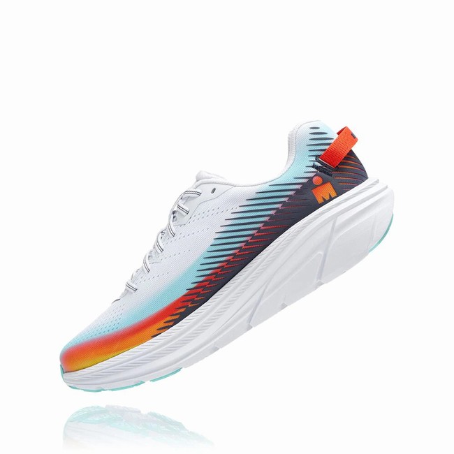 Hoka One One IRONMAN RINCON 2 Veganske Sko Dame Hvite Multicolor | jYwI8R64