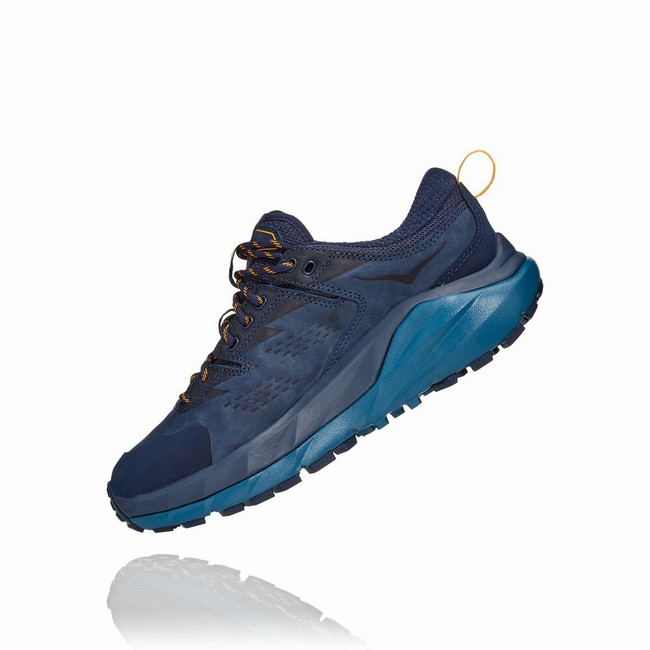 Hoka One One KAHA LOW GORE-TEX Fjellsko Dame Marineblå | hRjg7Udk