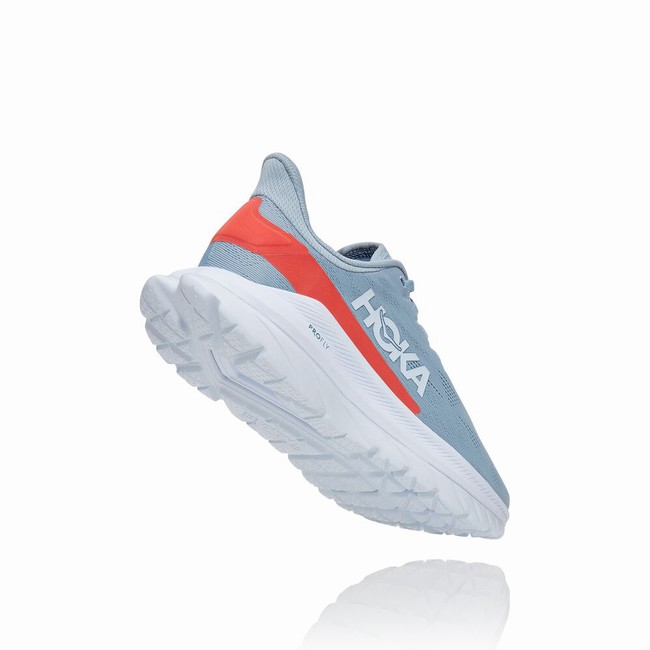 Hoka One One MACH 4 Løpesko Dame Blå Rød | 7cXQETz9