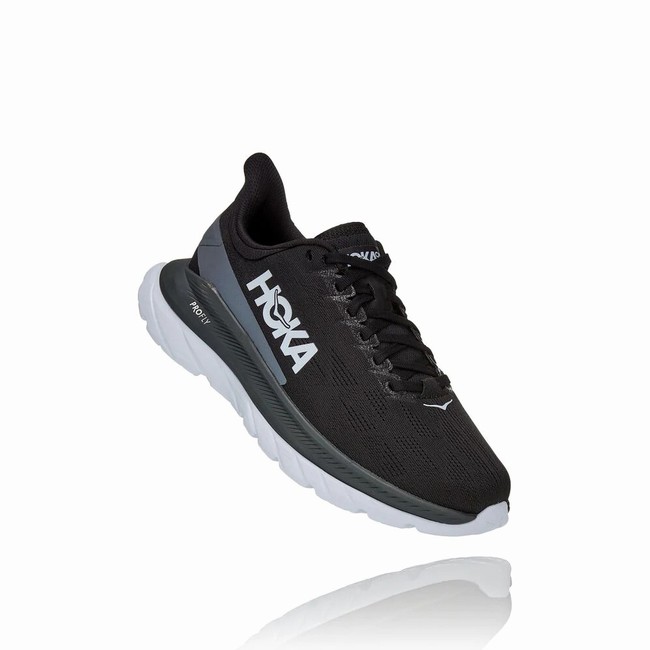 Hoka One One MACH 4 Veganske Sko Dame Svarte | FtHMWTuR