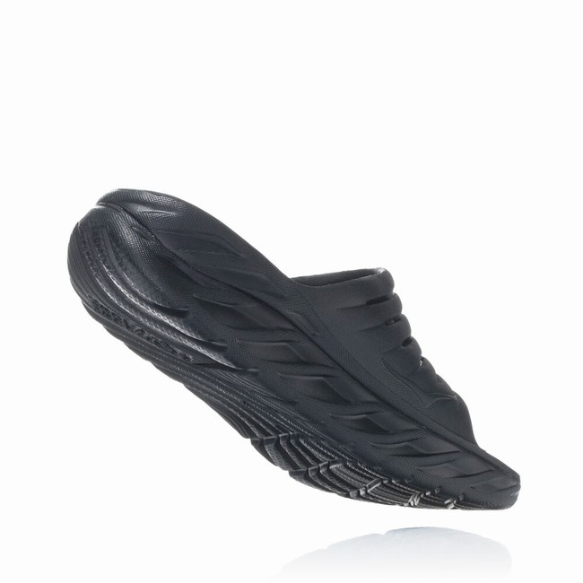 Hoka One One ORA RECOVERY SLIDE 2 Sandaler Herre Svarte | sHfOTdQX