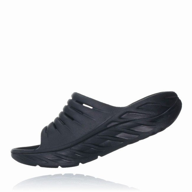 Hoka One One ORA RECOVERY SLIDE 2 Sandaler Herre Svarte | sHfOTdQX