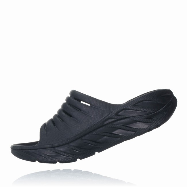 Hoka One One ORA RECOVERY Sandaler Dame Svarte | g2Qjvm1t