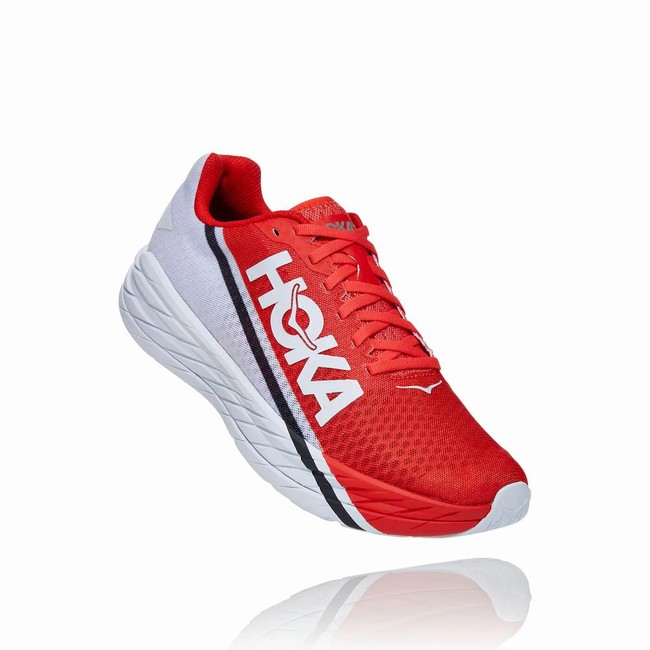 Hoka One One ROCKET X Joggesko Dame Rød Hvite | ZeK9HTVA