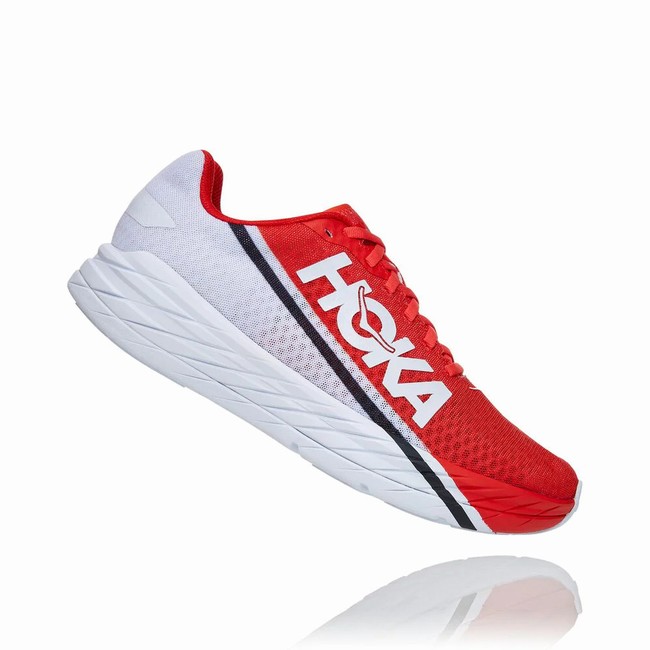 Hoka One One ROCKET X Løpesko Dame Rød Hvite | sY5hU1fo