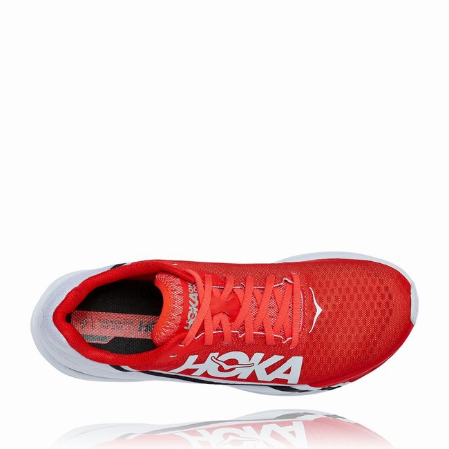 Hoka One One ROCKET X Løpesko Dame Rød Hvite | sY5hU1fo